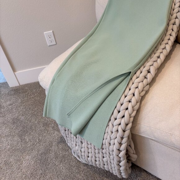 Petal & Pup Nadene One-Shoulder Midi Dress in Mint - Picture 10 of 14